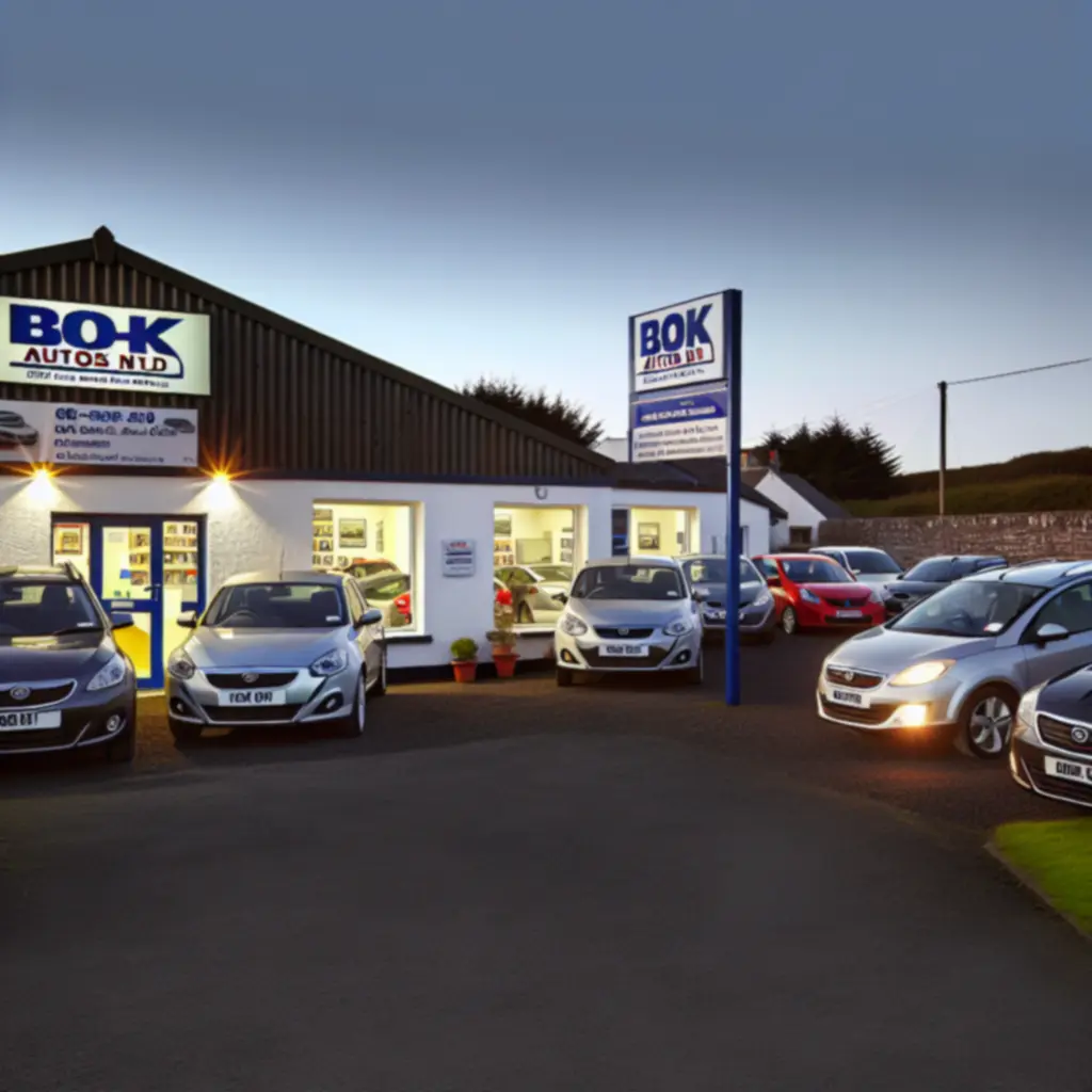 Modern vehicles available for leasing at BOK AUTOS NI LTD
