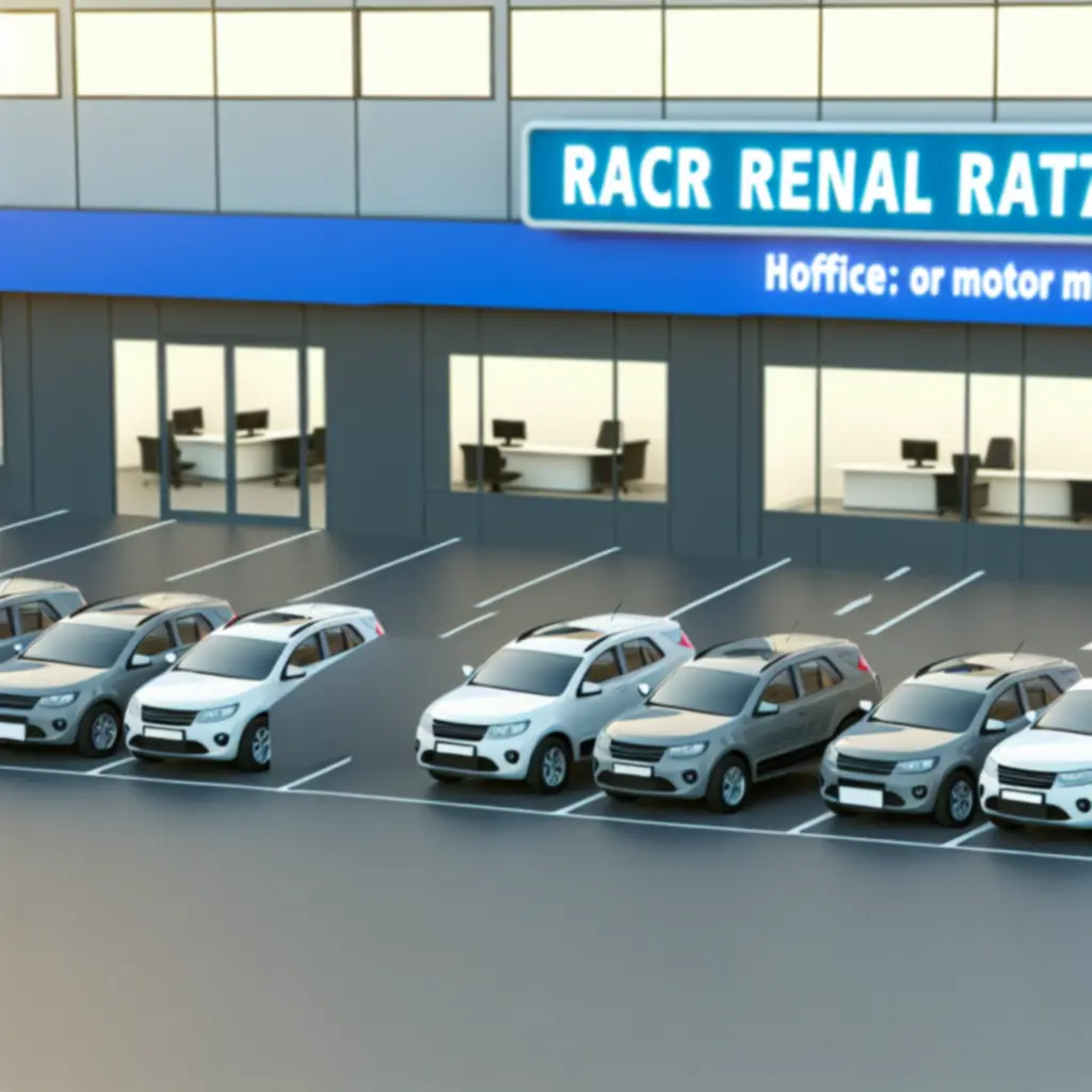 Clean and modern fleet of rental vehicles