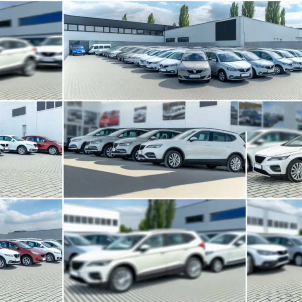 BOK AUTOS NI LTD vehicle fleet parked in the yard